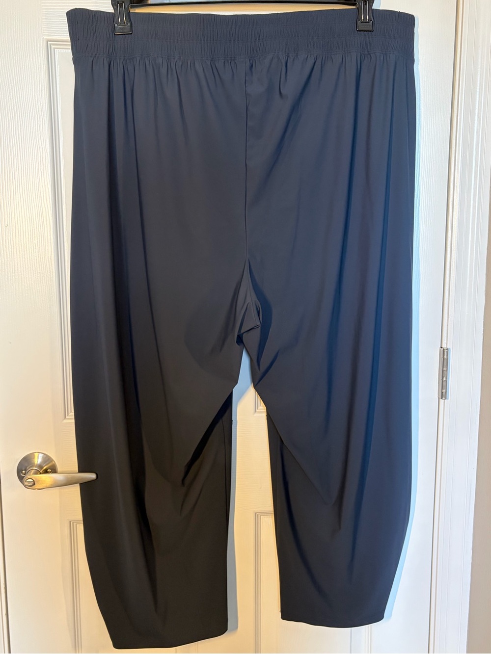 Old Navy Women's Navy Elastic-Waist Jogger Barrel Leg Pants